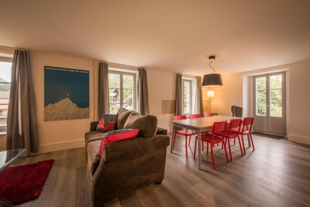 Ferienwohnung Dependance Penthouse Interlaken Exterior foto